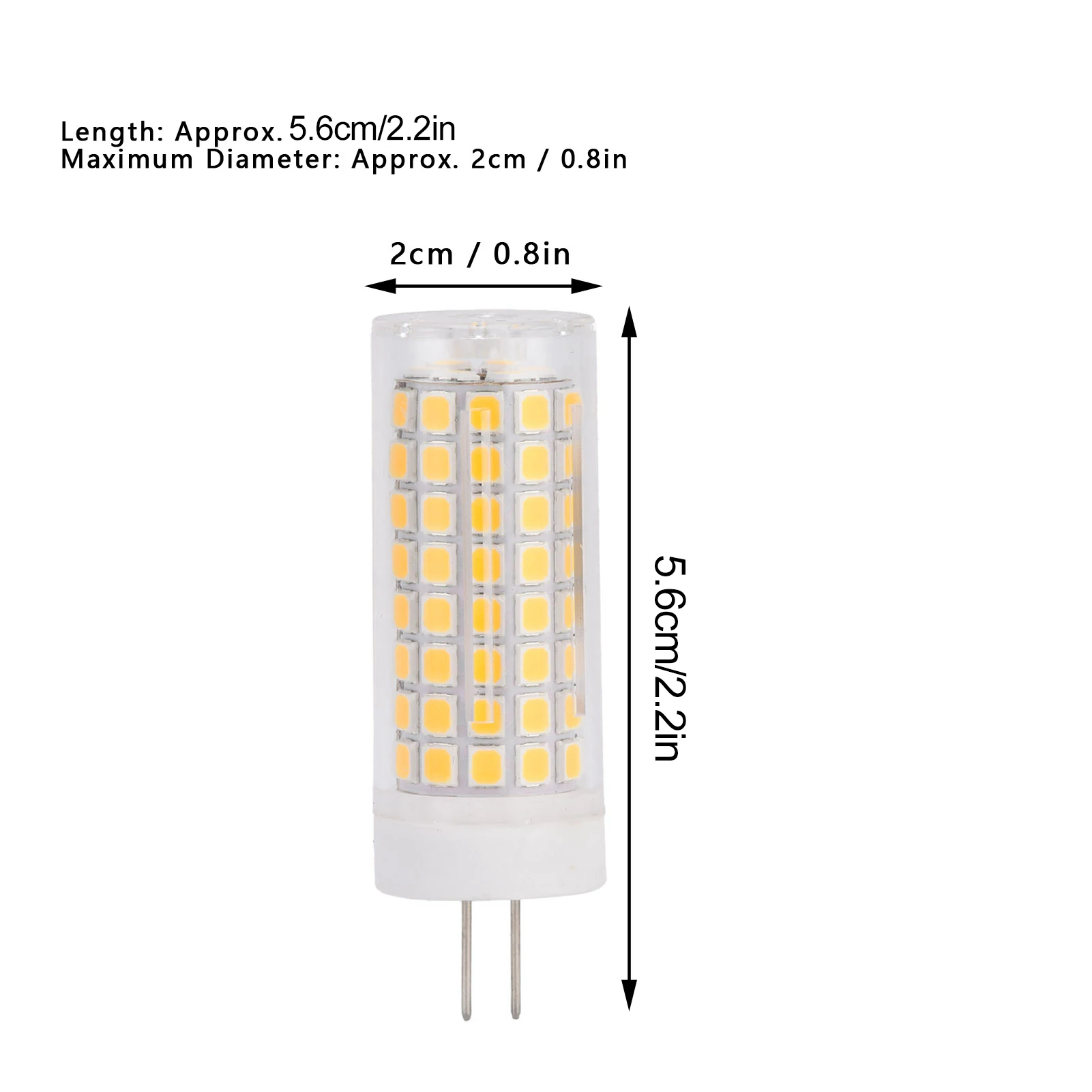 New Warm White G4 LED Bulb Ceramic Flicker Free G4 Light Bulb High CRI Crystal Chandelier Light Full Spectrum LED Home Lighting