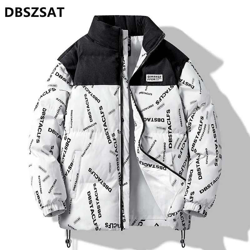 

2023 New Winter Couple Jacket Thick Warm Windbreakers Puffer Jacket Men Korean Fashion Bread Clothes Winter Padded Jacket Women