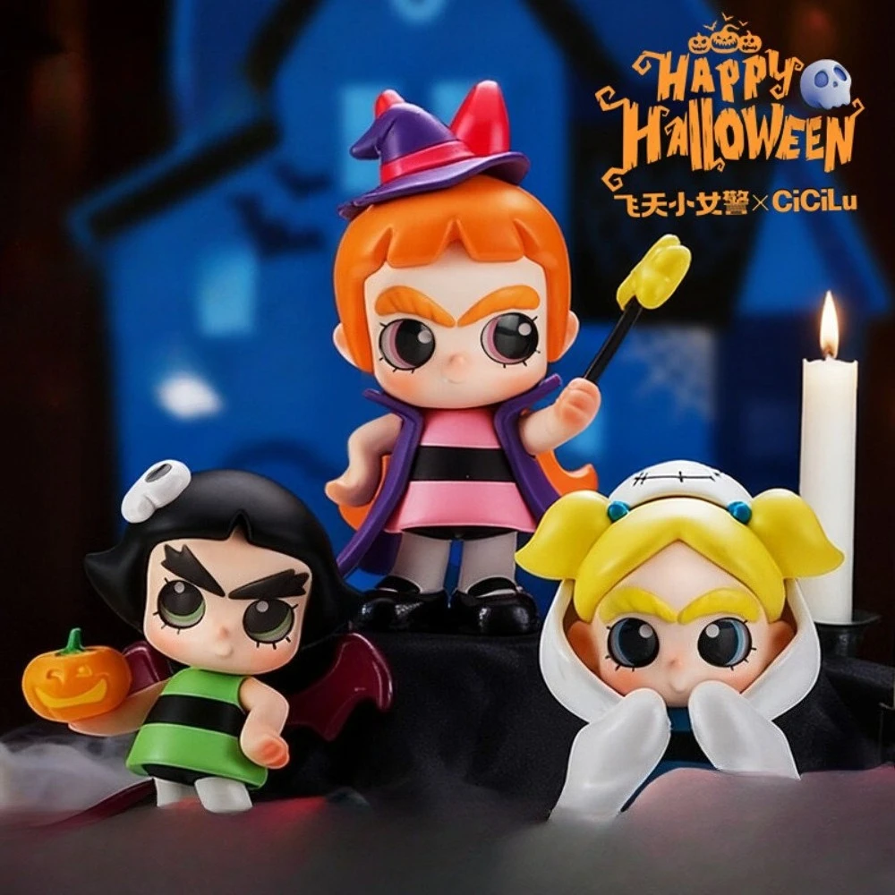 

Фигурка CiCiLu Powerpuff: Аниме-товары, декор, подвеска, милый настольный украшитель для комнаты, кукла, трендовая игрушка, кавайный подарок-сюрприз