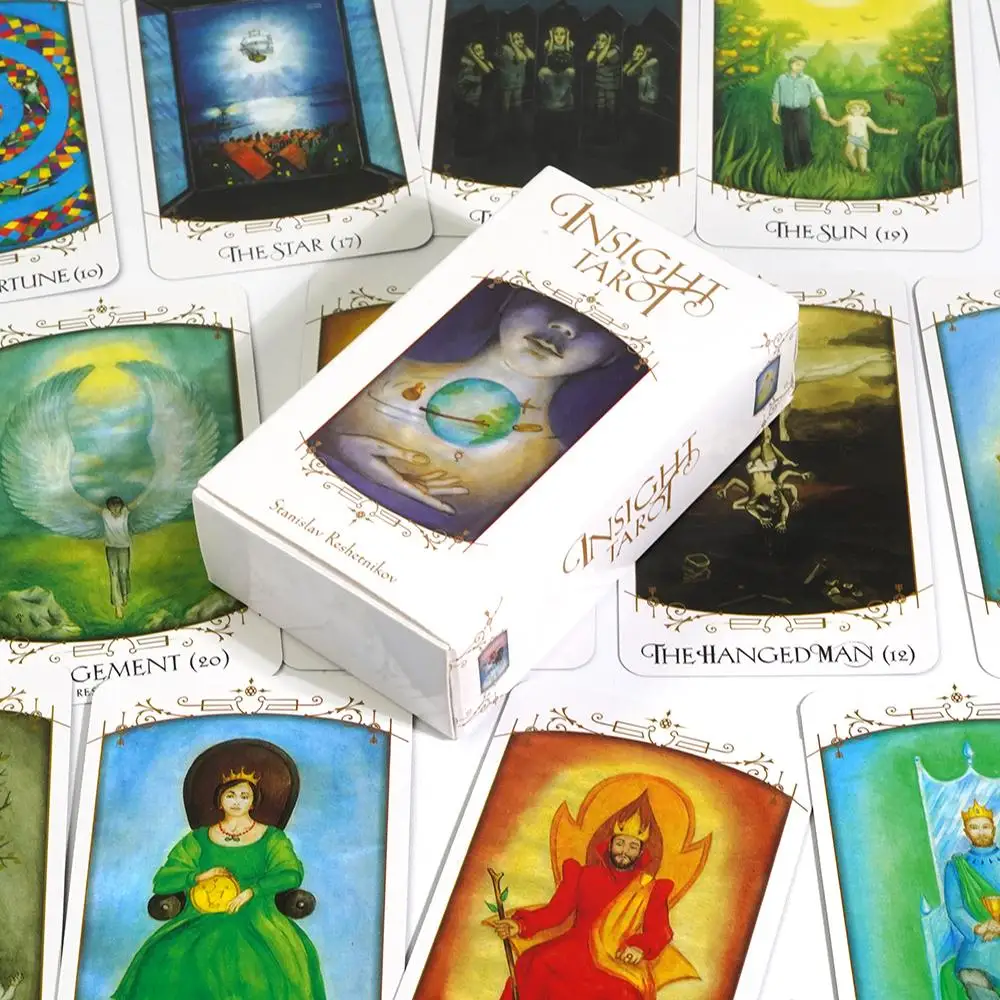 

10.3*6cm Insight Tarot Cards Deck By Stanislav Reshetnikov Exploring Dreams And Archetypes 78 Card Tarot Deck Of Fully Illustrat