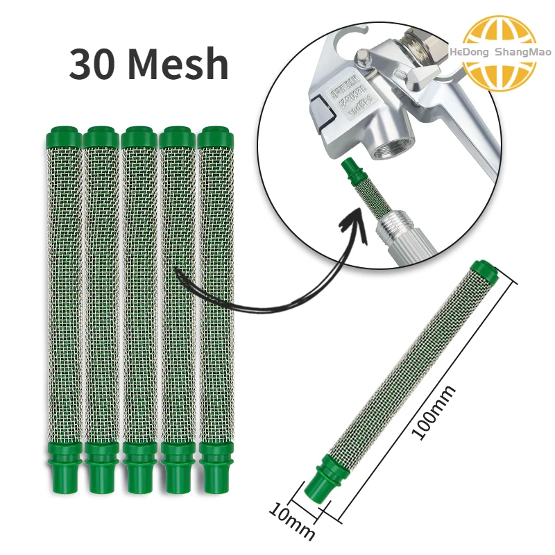 Imagem -02 - Airless Paint Spraygun Filtro Reduz o Entupimento do Bocal Acessórios da Máquina de Pulverização 30200 Mesh