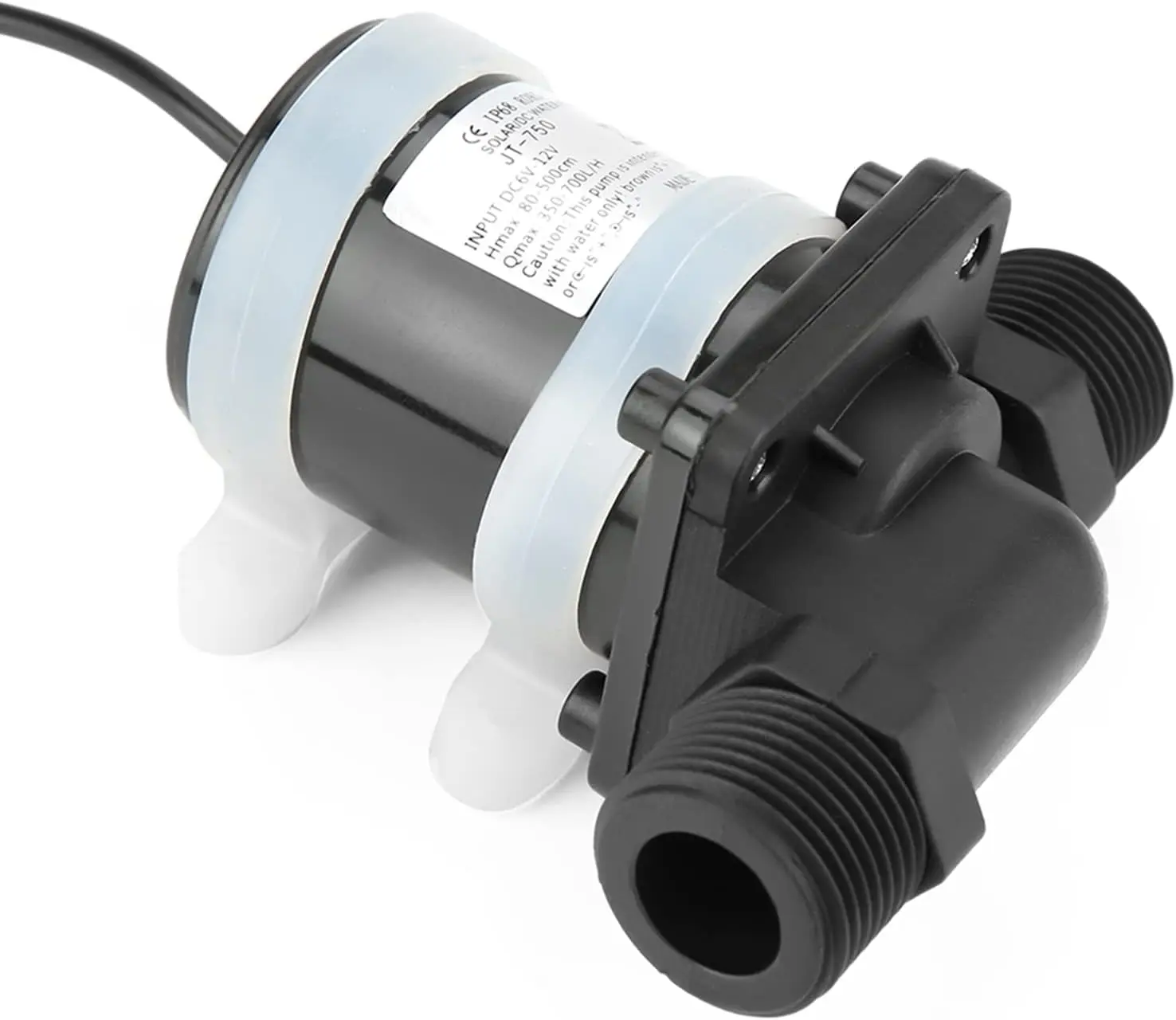 12V 24V DC Multifunctional Brushless Water Pump DC Pump Booster Pump Warm Air Water Cooled Circulation Pump 1/2" DN15 image 5