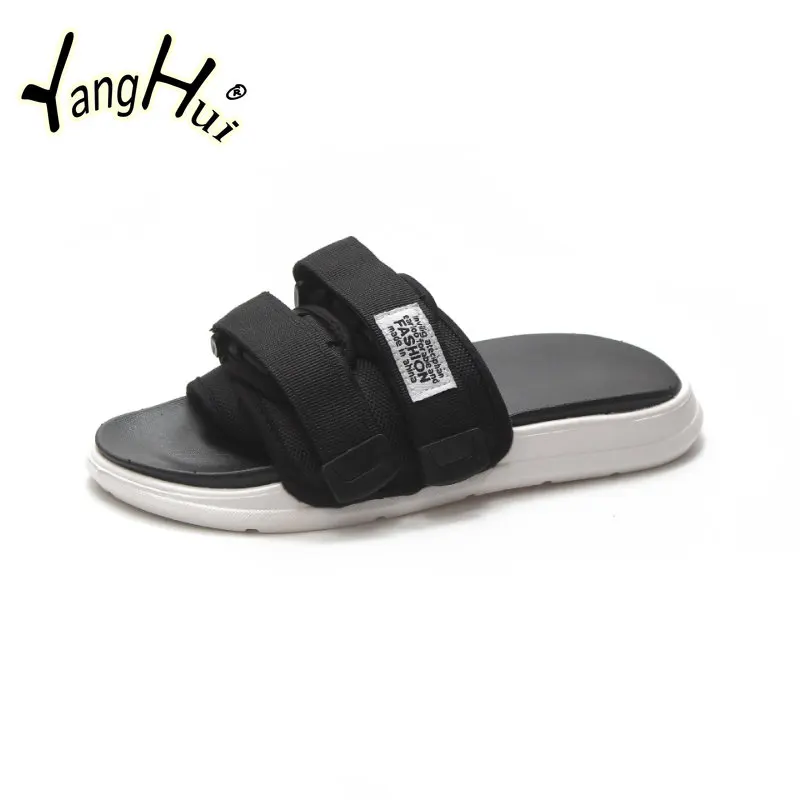 Summer Outdoor Beach Slippers for Women 2023 New Style Casual Fashion Open-toe Single Shoes for Men and Women Lovers Sandals