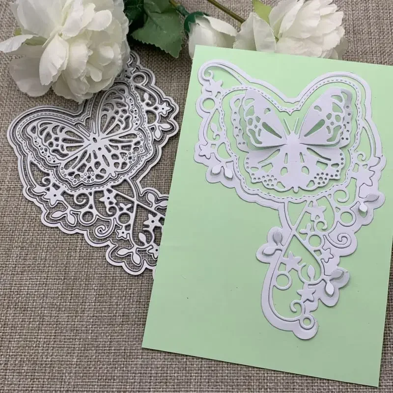 

Металлические вырубные ножи для скрапбукинга: Цветы и бабочки. Декоративные трафареты для тиснения и рукоделия.