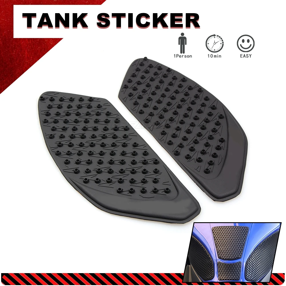 For YAMAHA R1 YZF R1 YZFR1 2009-2014 Fuel Tank Pad NEW Snake Skin Tank Handle Tank Protector Knee Non-slip Pad Fuel Tank Sticker