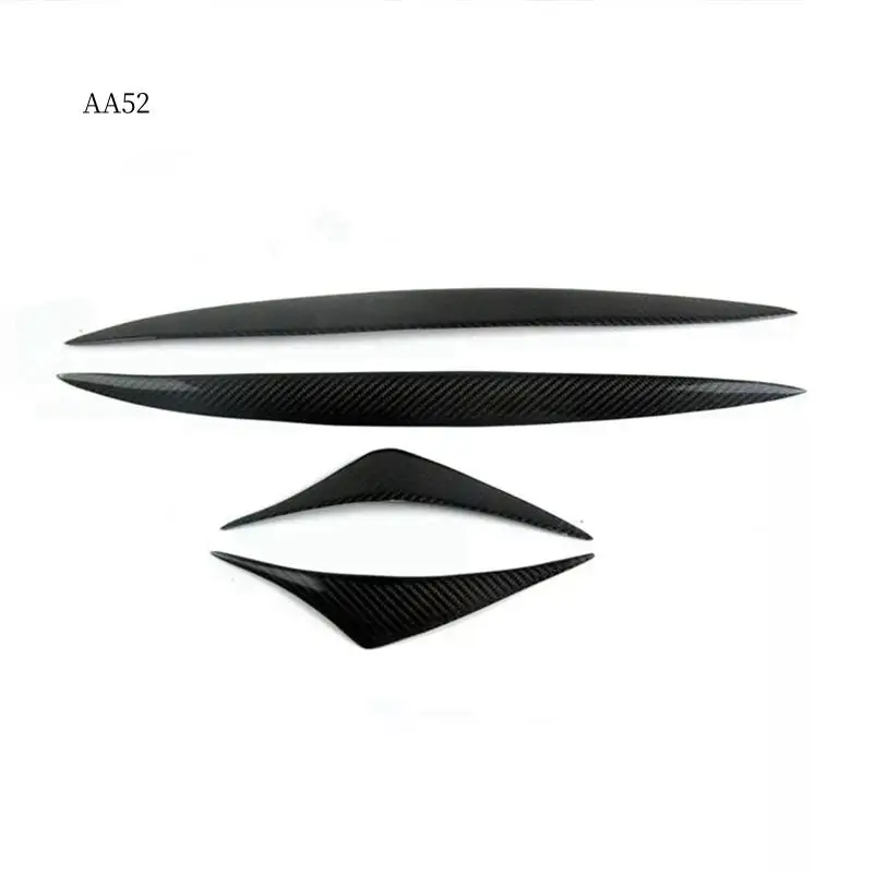 

AS-Carbon Fiber Eyebrows Lids Headlight Molding Trim Cover For Hyundai ROHENS-Coupe 2008-2011