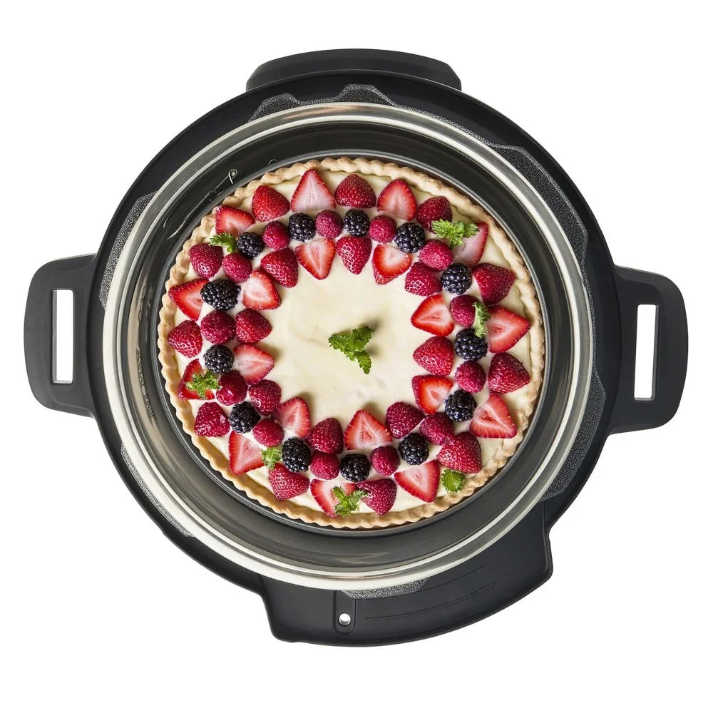 مقلاة سبرينغفورم غير لاصقة كعك الجبن Lasagna Tortes Casseroles متوافقة مع طناجر الضغط 6qt 8qt آمنة وسهلة التنظيف #2