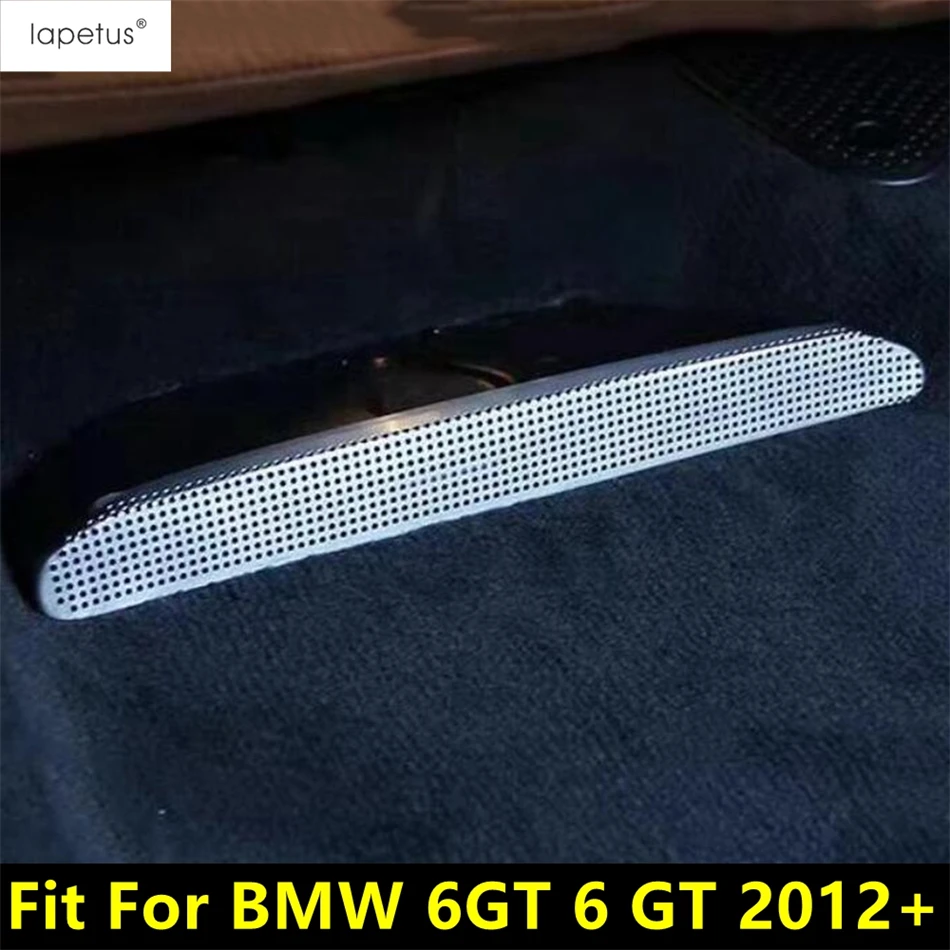 

2PCS Seat AC Heat Floor Air Conditioner Duct Vent Outlet Grille Dust Cover Trim For BMW 6GT 6 GT 2012 - 2024 Metal Accessories