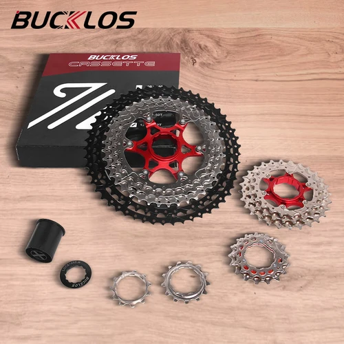 BUCKLOS-Cassette para bicicleta de montaña, 10/11/12 velocidades, 11-25T, 11-32T, 11-40T, 11-50T, 11-52T, para buje HG