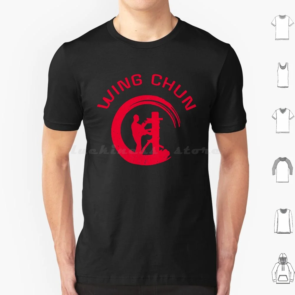 Wing Chun Kung Fu With Enso Circle T Shirt 6xl Cotton Cool Tee Wing Chun Kung Fu Martial Arts Wing Chun Practitioners Enso