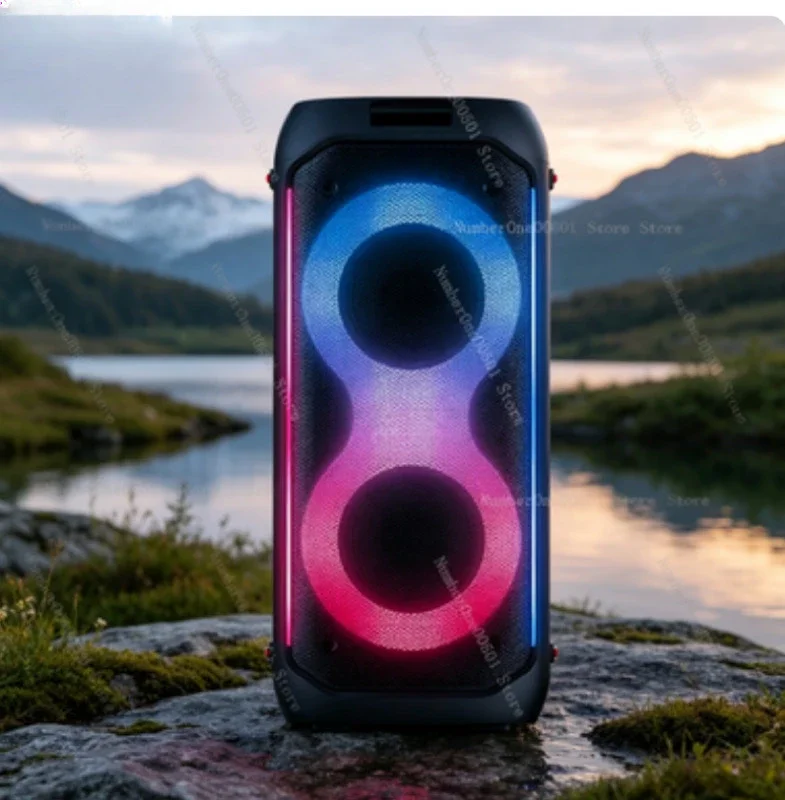 Hot Sale Dual 8 Inch Long Standby Party Speaker Powerful Sound High Power Bluetooth Audio Outdoor Karaoke Speaker