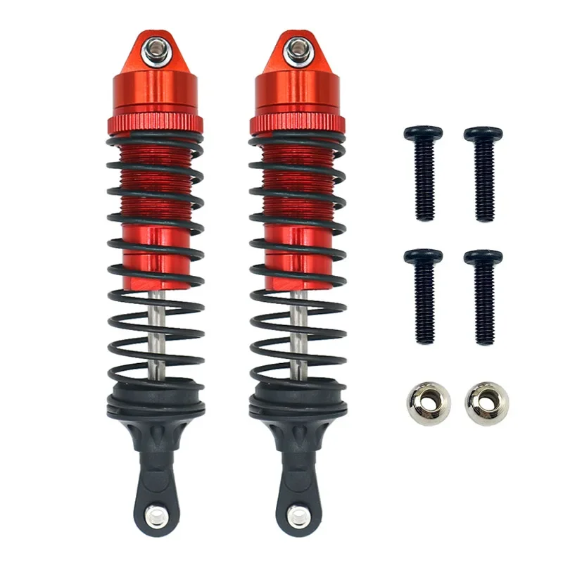 Aluminum Front/Rear Shocks Absorber Set for 1/10 Traxxas Slash 4X4/2WD, Rustler VXL & Stampede - Upgrade Parts
