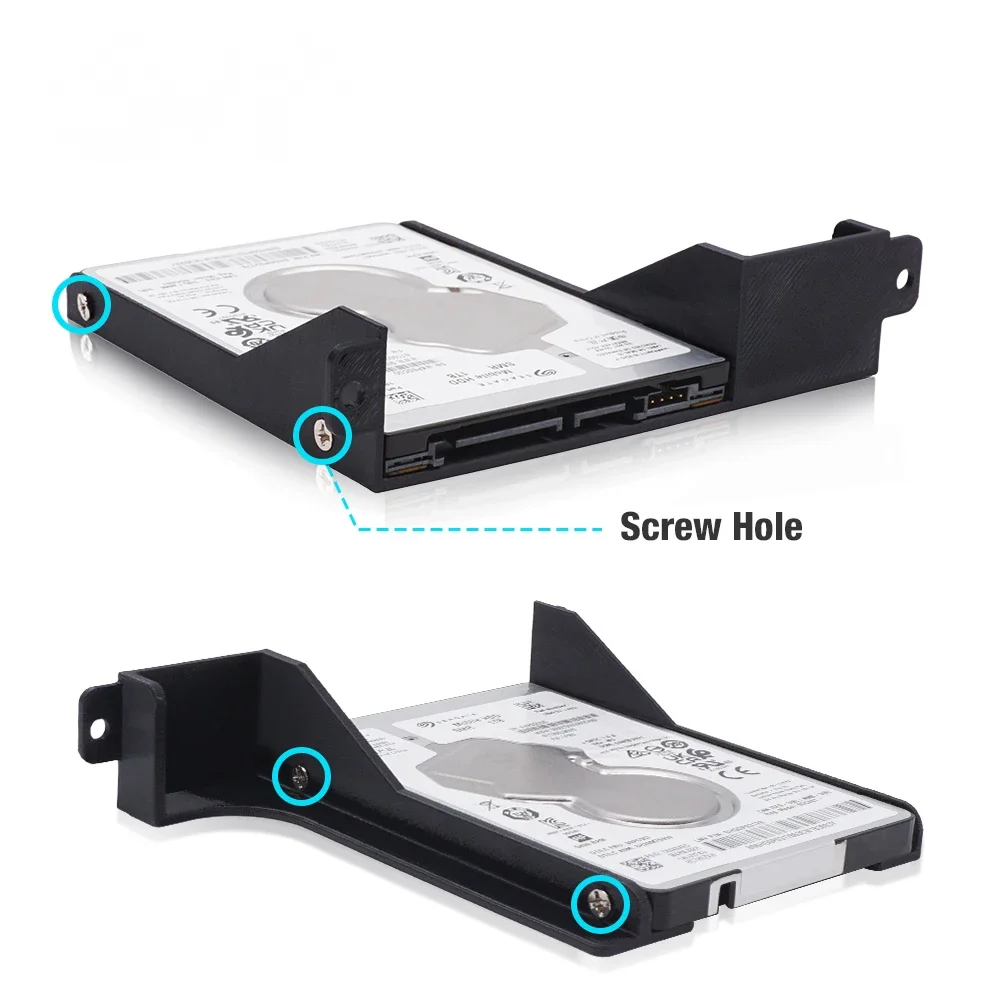 Novo Suporte para Disco Rígido de 2,5 Polegadas com Parafusos para PlayStation 2 PS2 Fat Game Console