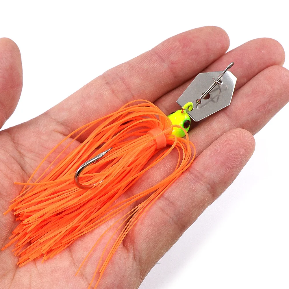 12g Spinnerbait Przynęty wędkarskie Bass Fishing Buzzbait Multicolor Bass Trout Salmon Metal Spinner Baits Swim Jigs