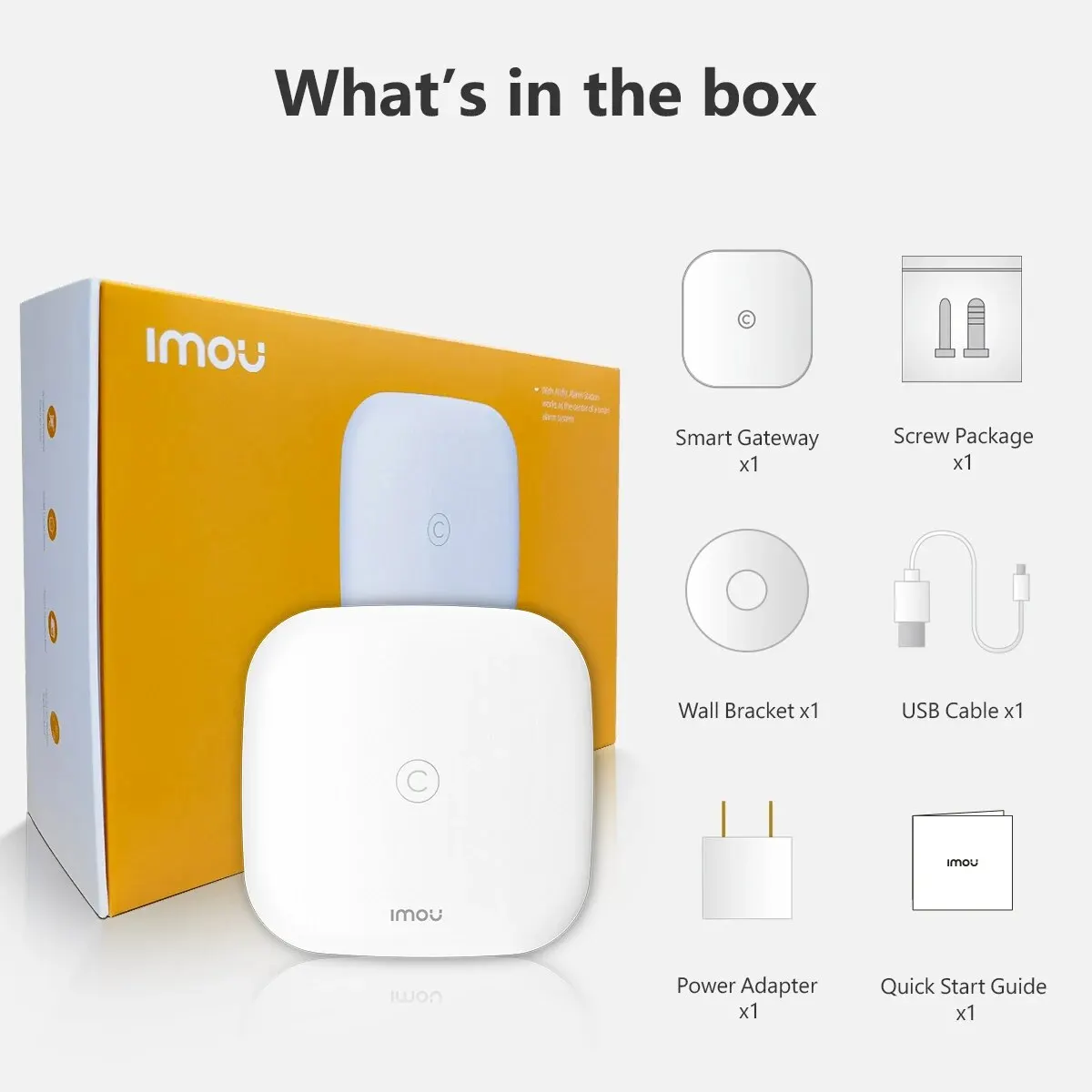 IMOU ZigBee 3.0 Smart Gateway Hub Wireless Remote Control Wi-Fi Or LAN Multi-Mode For Alexa Google Home Smart Life