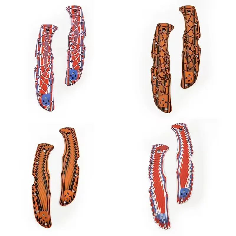 

1pair G10 Blade Handle Grips for Spider Endua 4 C10 Folding Knife Patch Material Spider Web Grips DIY Accessories