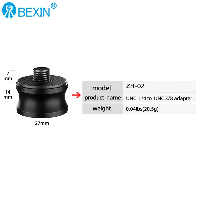 Camera screw adapter tripod mount screw 1/4  3/8 inch conversion screw aluminum quick release screw for dslr camera tripod plate