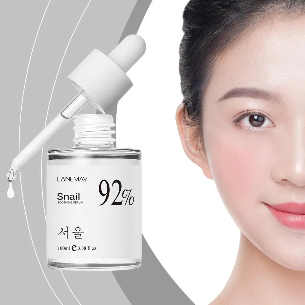 100ml 92% Snail Soothing Facial Essence Multi in One Serum Care Face Moisturizing and Hydrating Skin E6K8