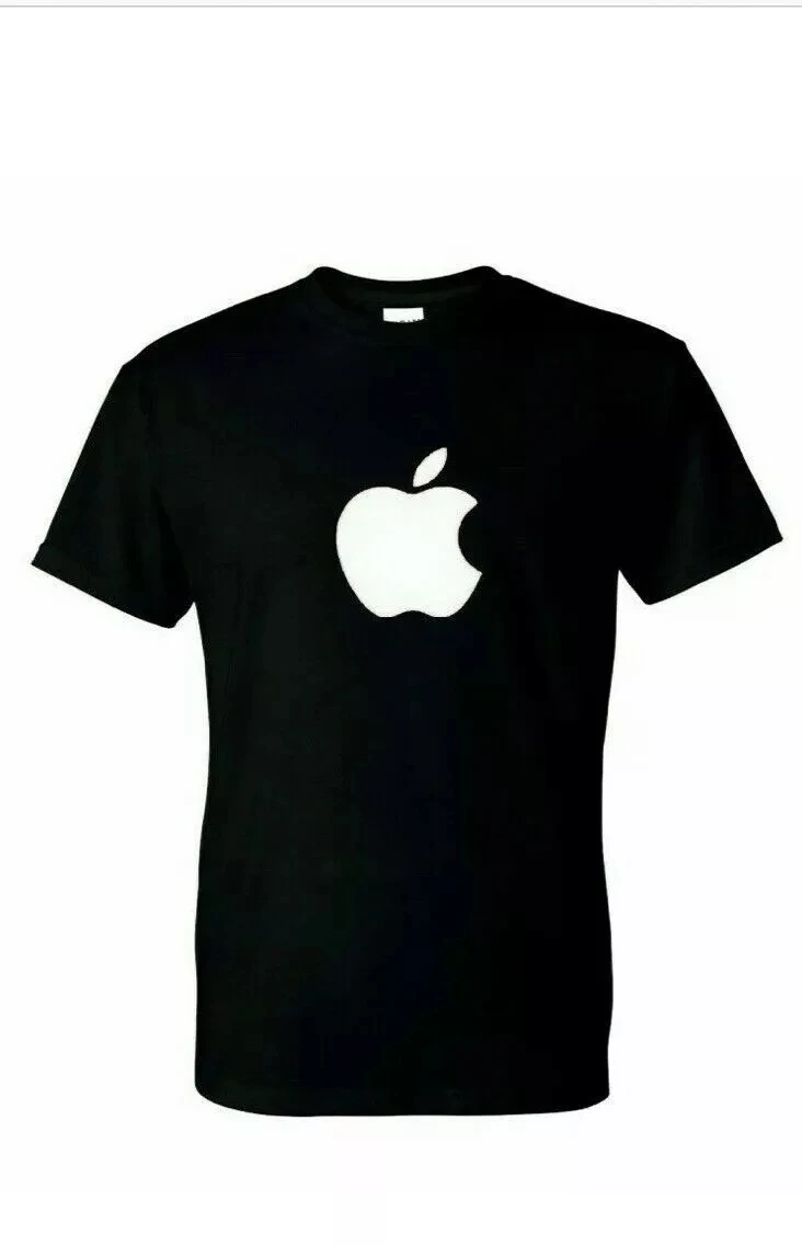 

Новая футболка с логотипом Apple Новая рубашка унисекс S-4XL Размер цвета Хлопковая футболка Высококачественная роскошь для мужчин и женщин Топ