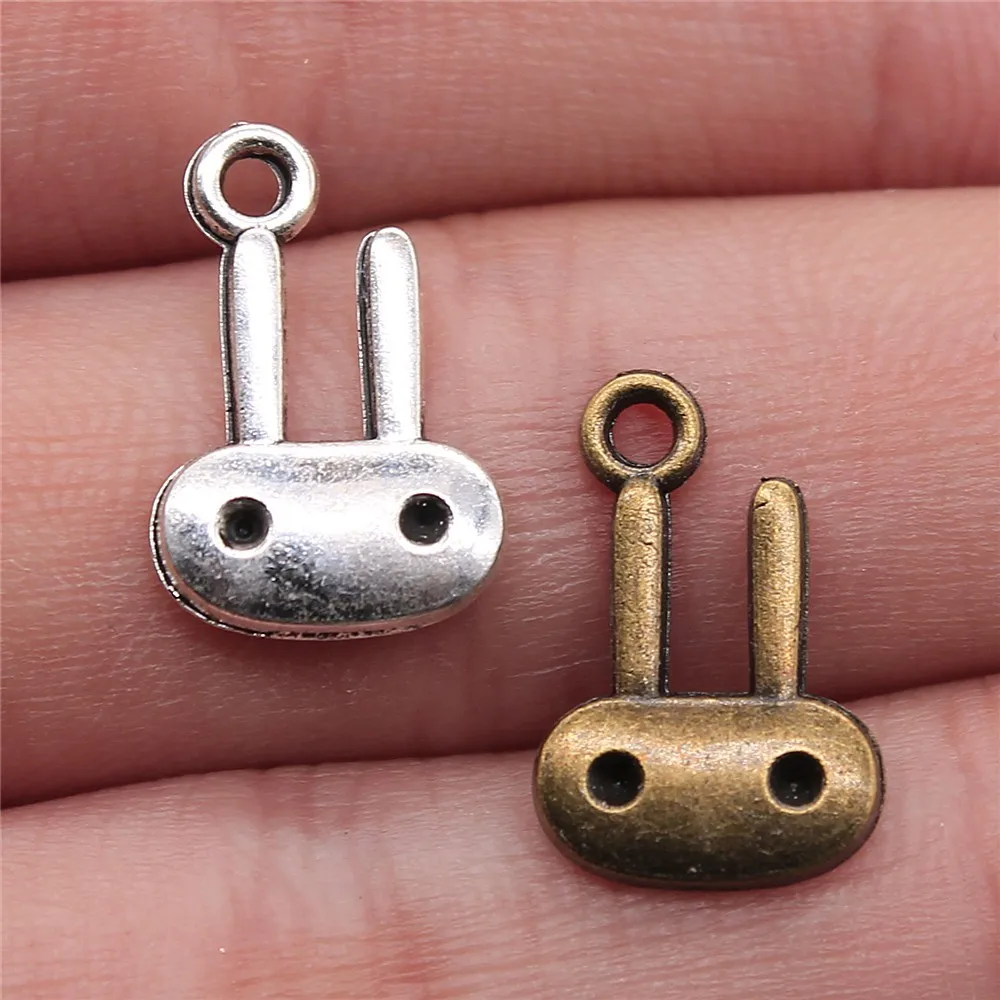 Rabbit Charm Animal Pendant Collection Alloy Charms For Easter Pet Theme DIY Bracelet Necklace Jewelry Making Supplies