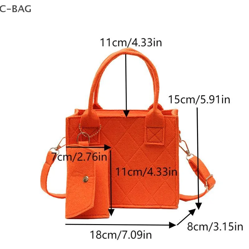 

Pack of 3 Stylish Solid Color Crossbody Bags Women's Handbag Coin Purse Set PU Leather