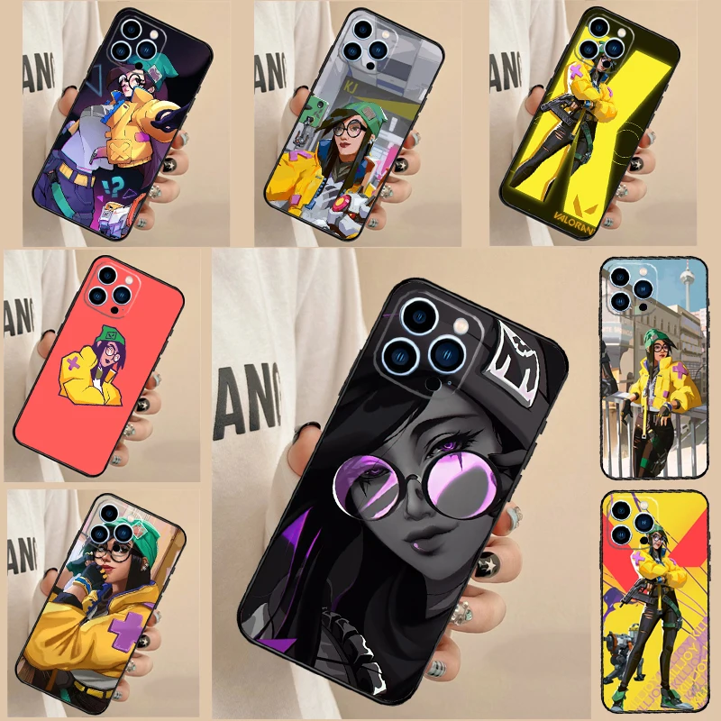 Valorant Killjoy Phone Case For iPhone 16 15 14 13 12 11 Pro Max XS X XR 7 8 Plus 12 13 Mini Back Cover