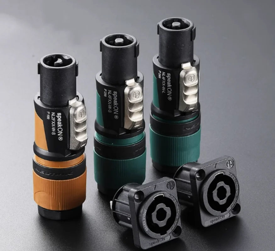 

5pcs Ohmic head of four-core audio plug power amplifier NL4FXX-W-S/L