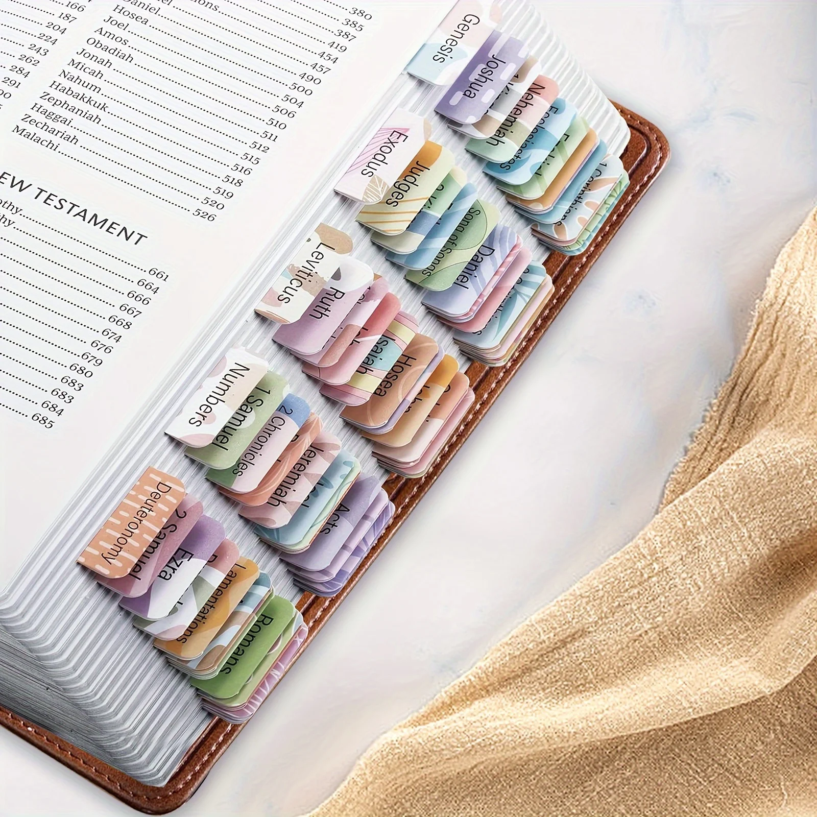 

Bible Index 120 Tabs, Laminated Bible Tabs for Women and Men, Bible Tabs for Study Bible, Bible Index Tabs, Bible Book Tabs