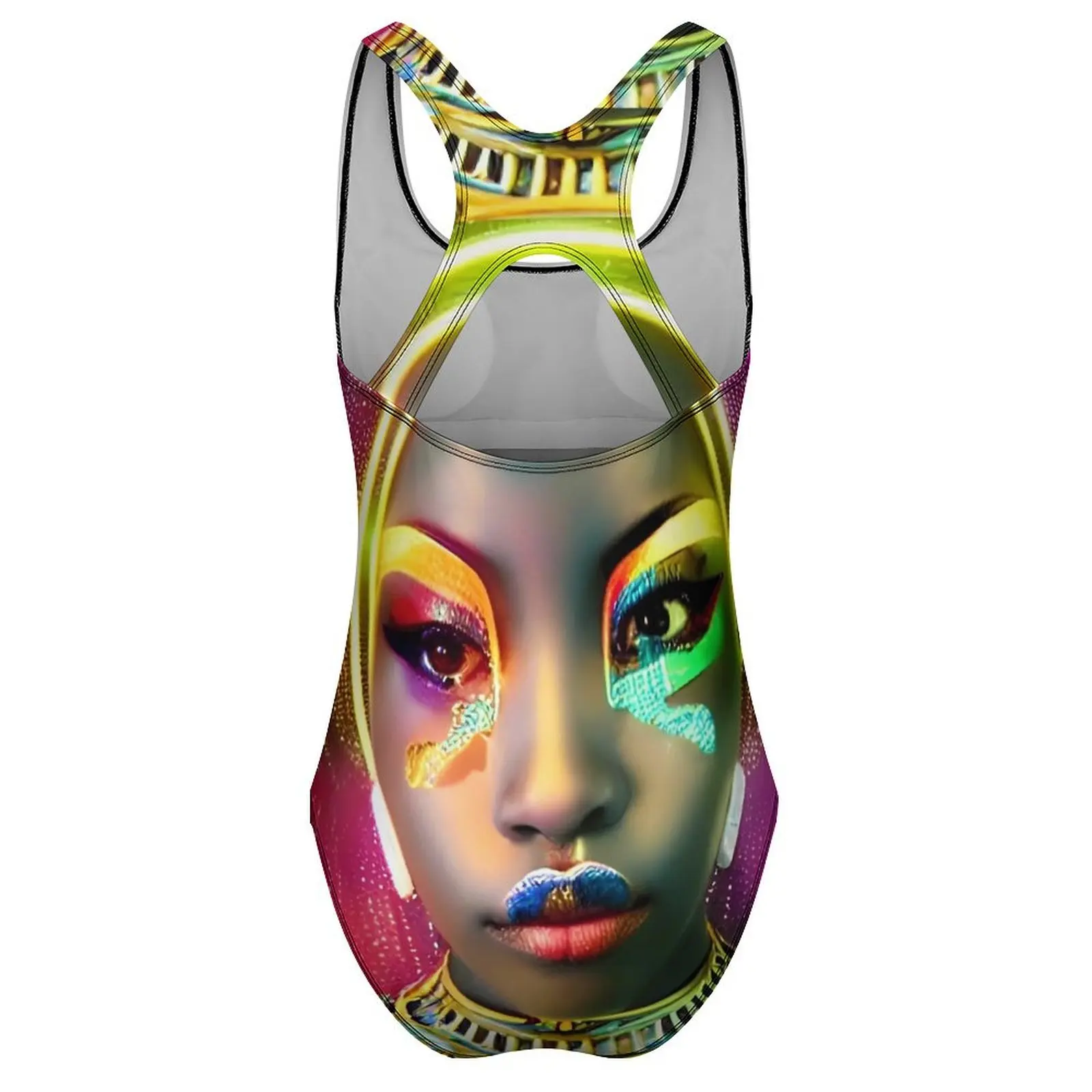 Jibaro AI الفن تصميم ملابس السباحة مثير الروبوتات قطعة واحدة ملابس السباحة رفع المايوه الجمالية عطلة تصفح ملابس الشاطئ #4