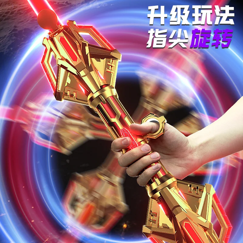 OSDUE Spada laser per bambini Sciabola illuminata ricaricabile a 7 colori con cavo di ricarica FX Sound Type C Spade luminose espandibili