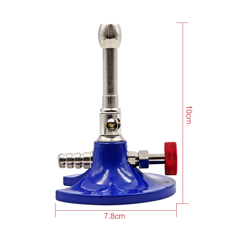 1pc Micro Bunsen Burner Double/Single Tube Rotatable Gas Propane Light Dental Lab Equipment