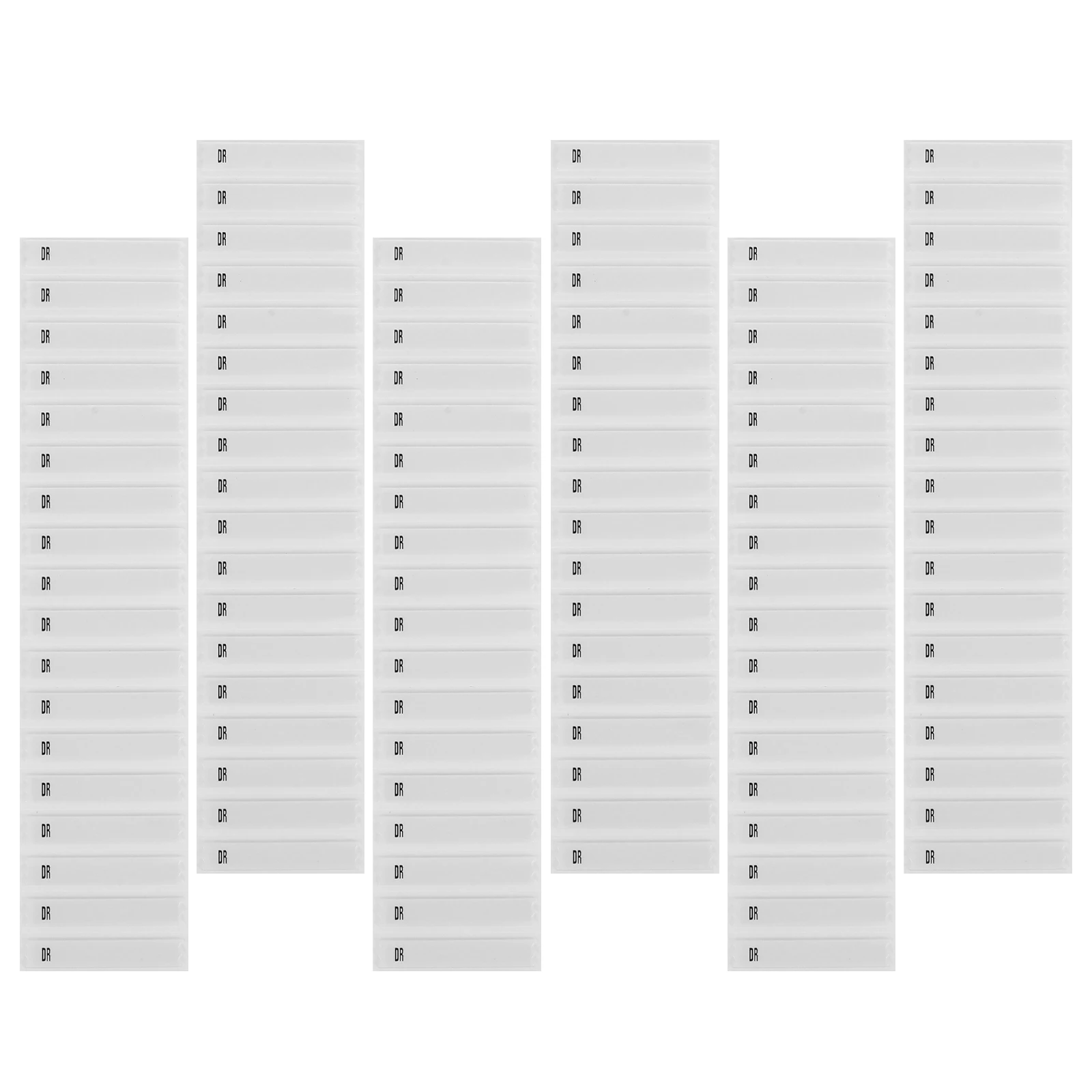 

108 Pcs Magnetic Copyright Label Office Key Plastic Removable Anti-theft Goods Labels