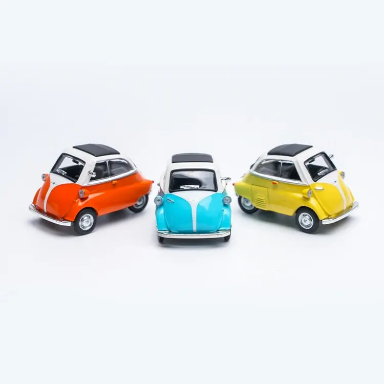 In Stock 1:64 BMW Egg series alloy car model die-cast static car model, creative display item, holiday gift