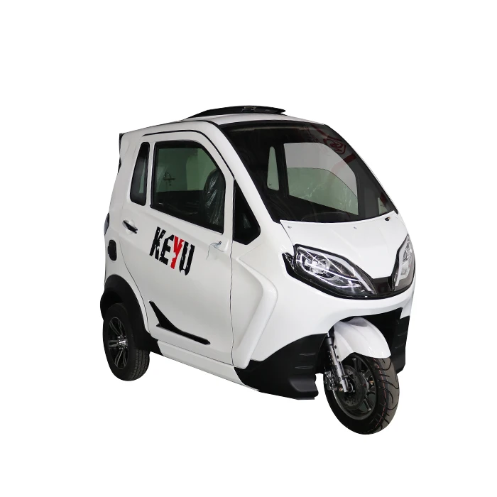 Clearance Sales 1.2KW Motor Electric Tricycles Closed Body 3 Passengers 40km/h Max Speed China for Travel