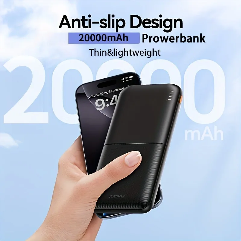 

Portable PowerBank 20000mAh Power Bank Charging Power Bank for IPhone Android for Phone Traveling Outdoor Have