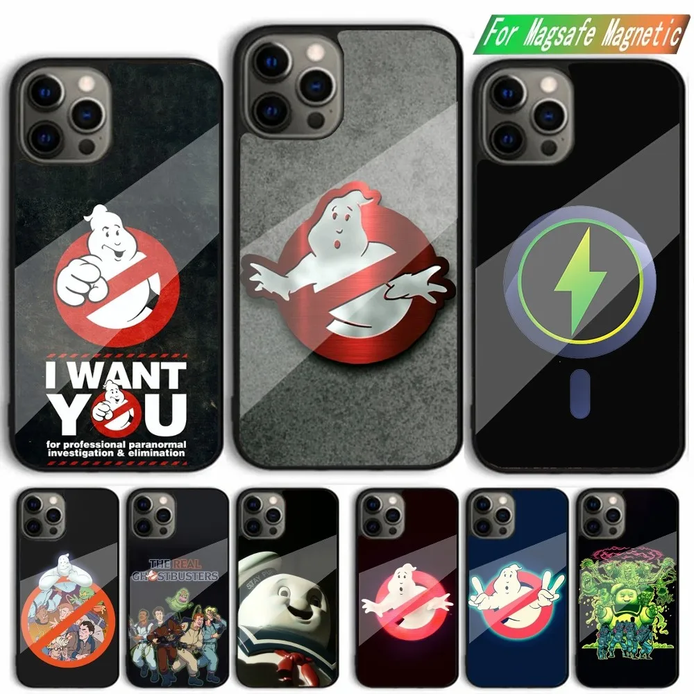 Movie G-Ghostbusters Phone Case For iPhone 15,14,13,12,11,Plus,Pro,Max Mini Magsafe Magnetic Wireless Charging