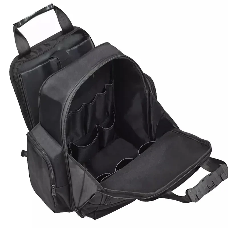 Canvas Backpack Tools Storage Bag Electrician Large Capacity Multi-functional Hardware Tools Thickening Maintenance Special