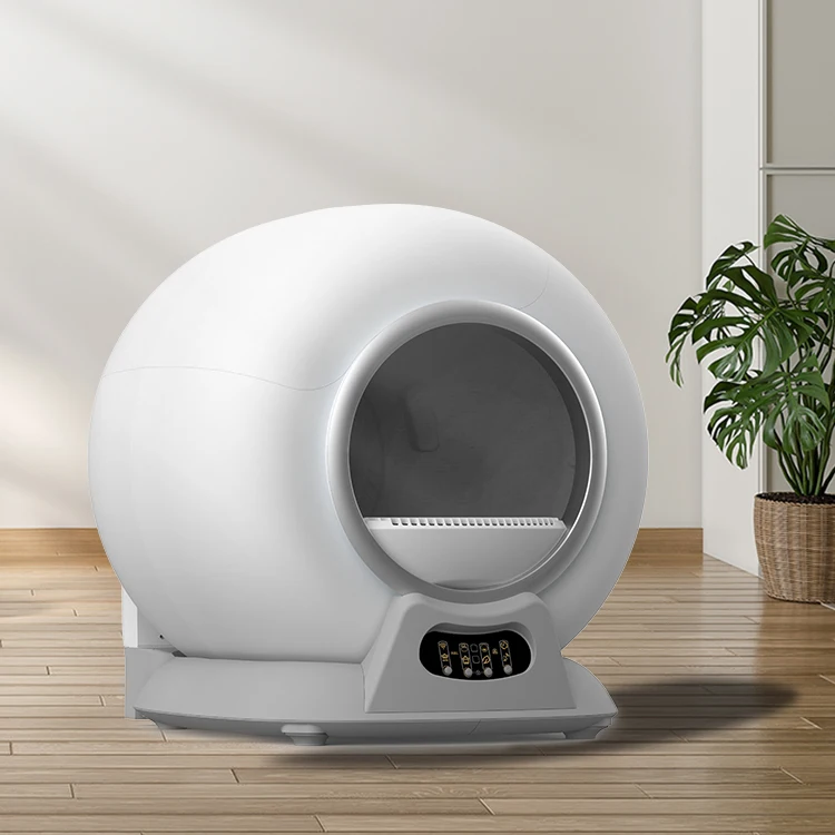 

New Model Smart Cat Litter Box With Wifi Remote Control Odor Control 65L Large Space Self-Cleaning Automatic Cat Toilet
