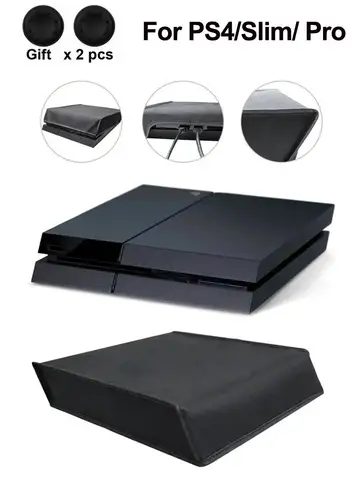 Soft Dustproof Cover Case For PS4 Slim/Pro For Sony Playstation 4 Game Console Controller Dust Proof Canvas Sleeve For PS4 Pro