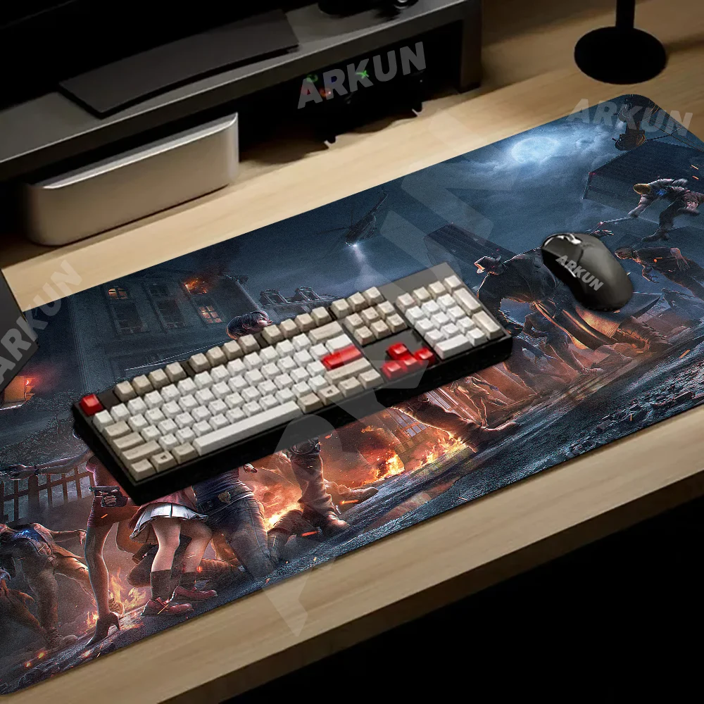Horror Survival Zombie Action R-ResidentS E-Evil Series Gaming Mouse Pad XXL 900X400 Large Gamer Computer PC Keypad Decorative