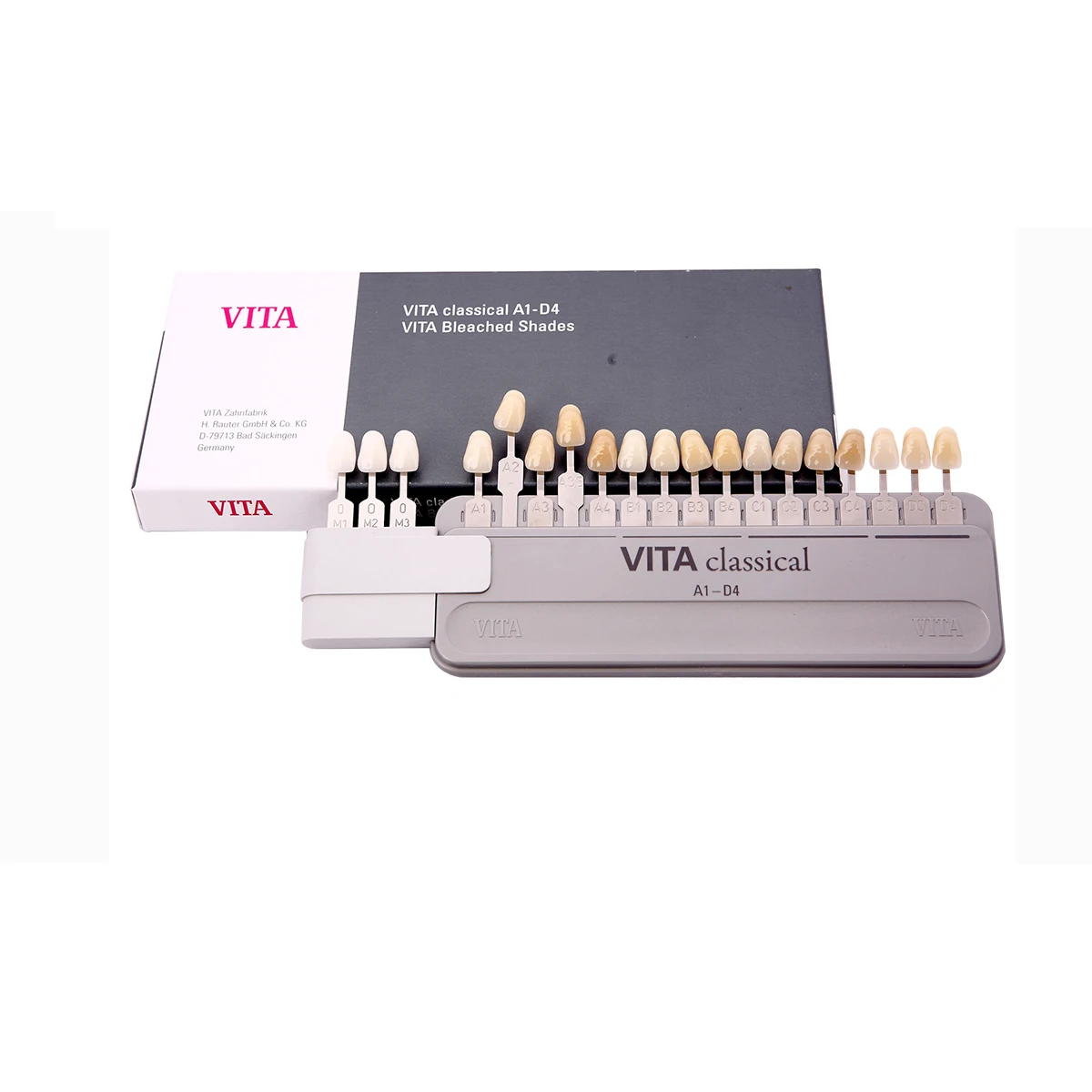 Dental VITA19 Color Colorimeter, 19-color A1-D4 Ceramic Patch Colorimeter, Genuine Colorimeter