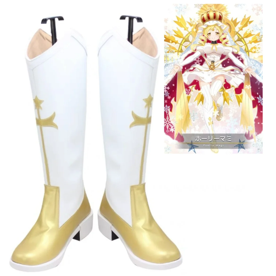 Puella Magi Madoka Magica Puella Magi Cosplay Shoes  Boots Custom-made Halloween Carnival Party Props