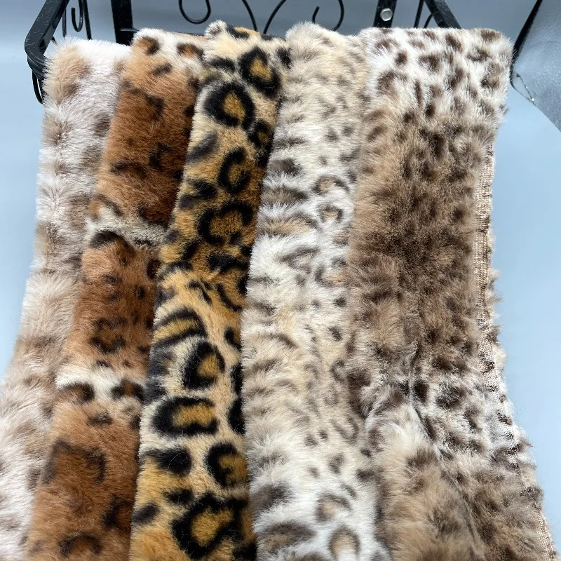1cm Long Plush Soft Faux Fur Fabric for Coat Performance Costume Clothing Background Cloth Diy By The Yard Sewing Material