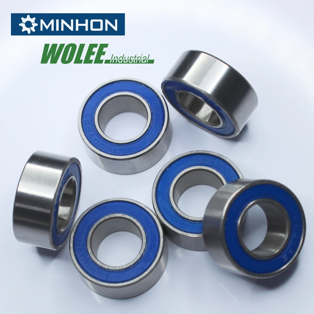 Rolamento de esferas máximo angular 10x19x8mm do complemento da bicicleta 3800-v-2rs contato