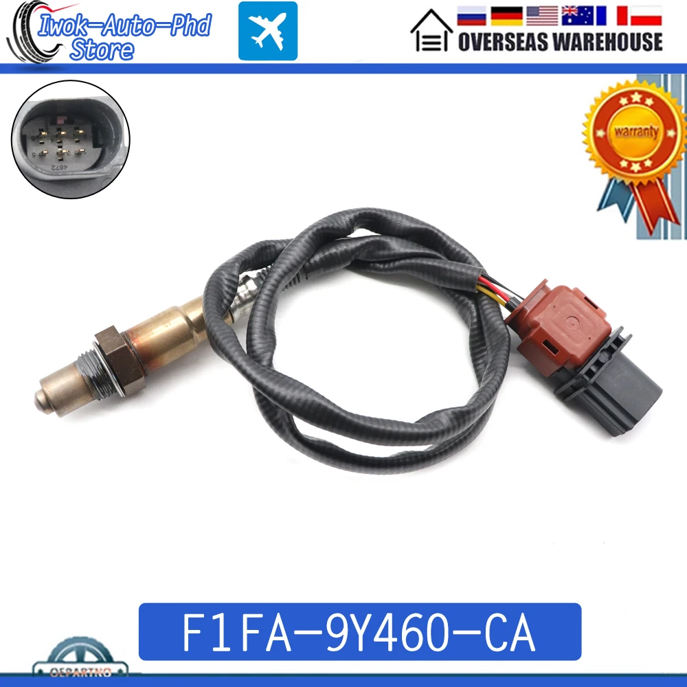 

F1FA-9Y460-CA 5 Wire Air Fuel Ratio Lambda O2 Oxygen Sensor for Ford F-150 Expedition Focus 3.5L Lincoln Navigator 2017-21