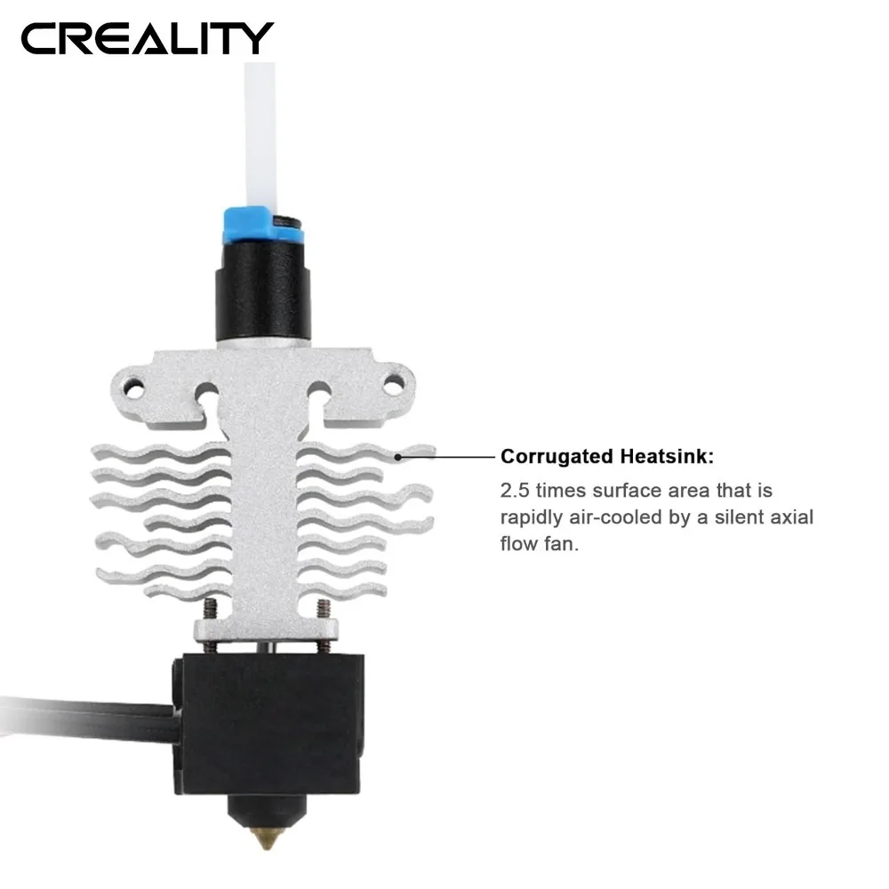 Creality Official Ender 5 S1 Extruder Hotend Kit Replacement High Temperature High Speed Complete Nozzle Hot End Kit