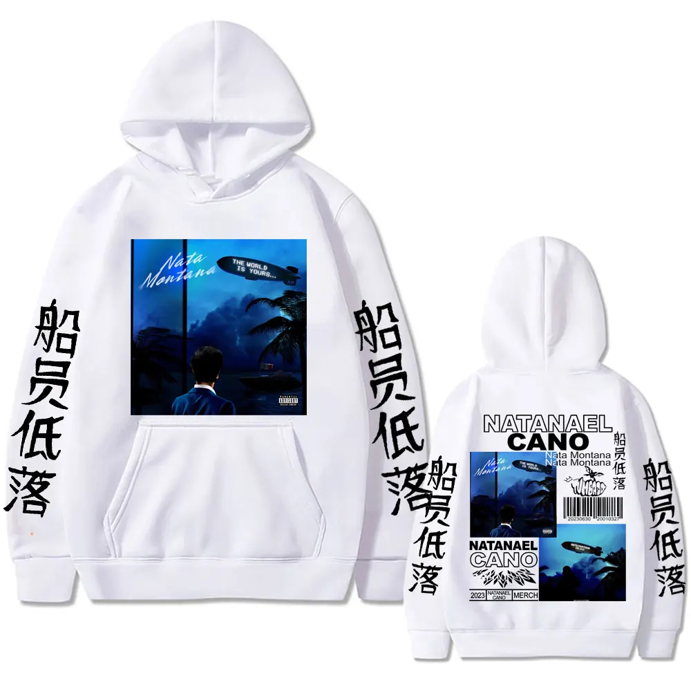 Rare Natanael Cano Nata Montana Graphic Hoodie Men Women Hip Hop Casual Oversized Sweatshirt Male Streetwear Men's Trend Hoodies