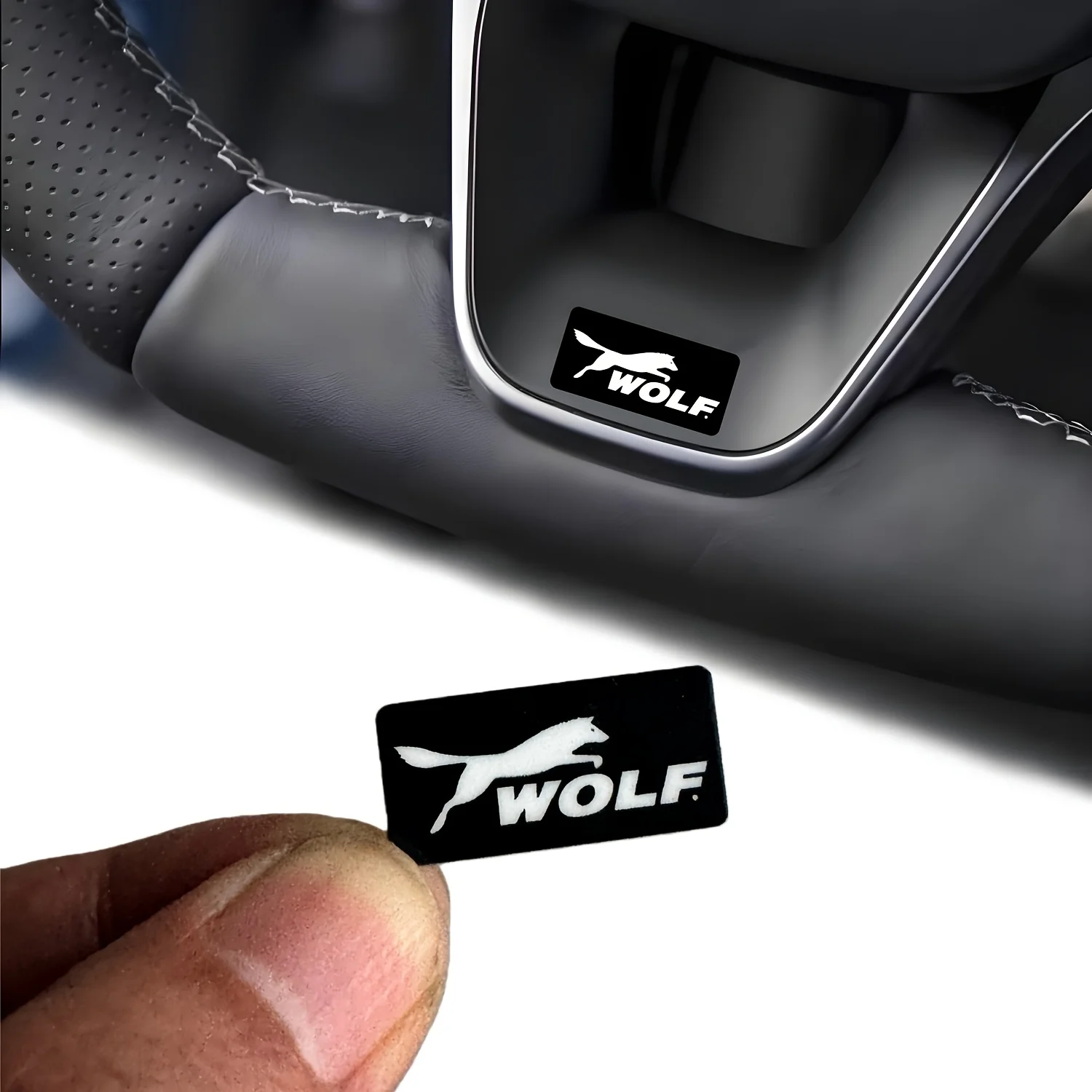 

Suitable for All Models of Universal Car Stickers Wolf Sports Car Badge Car Decal Decorative Sticker | PVC Material
