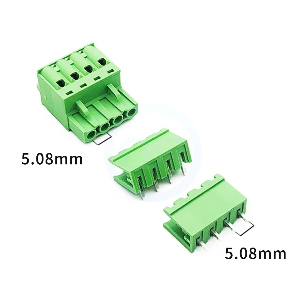 (5 قطعة) KF 2EDGKD + 2EDGV R 5.08 مللي متر المسمار الأسلاك التوصيل 15EDGKD 5.08 دفع الربيع محطة كتلة PCB لحام وعاء 2-24P