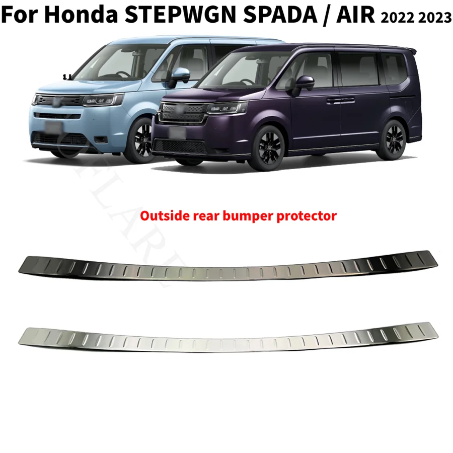 

For Honda SETPWGN SPADA AIR Trunk Door Sill Scuff Plate Rear Bumper Protector Rear Threshold Cover Trim Car Accessories Styling